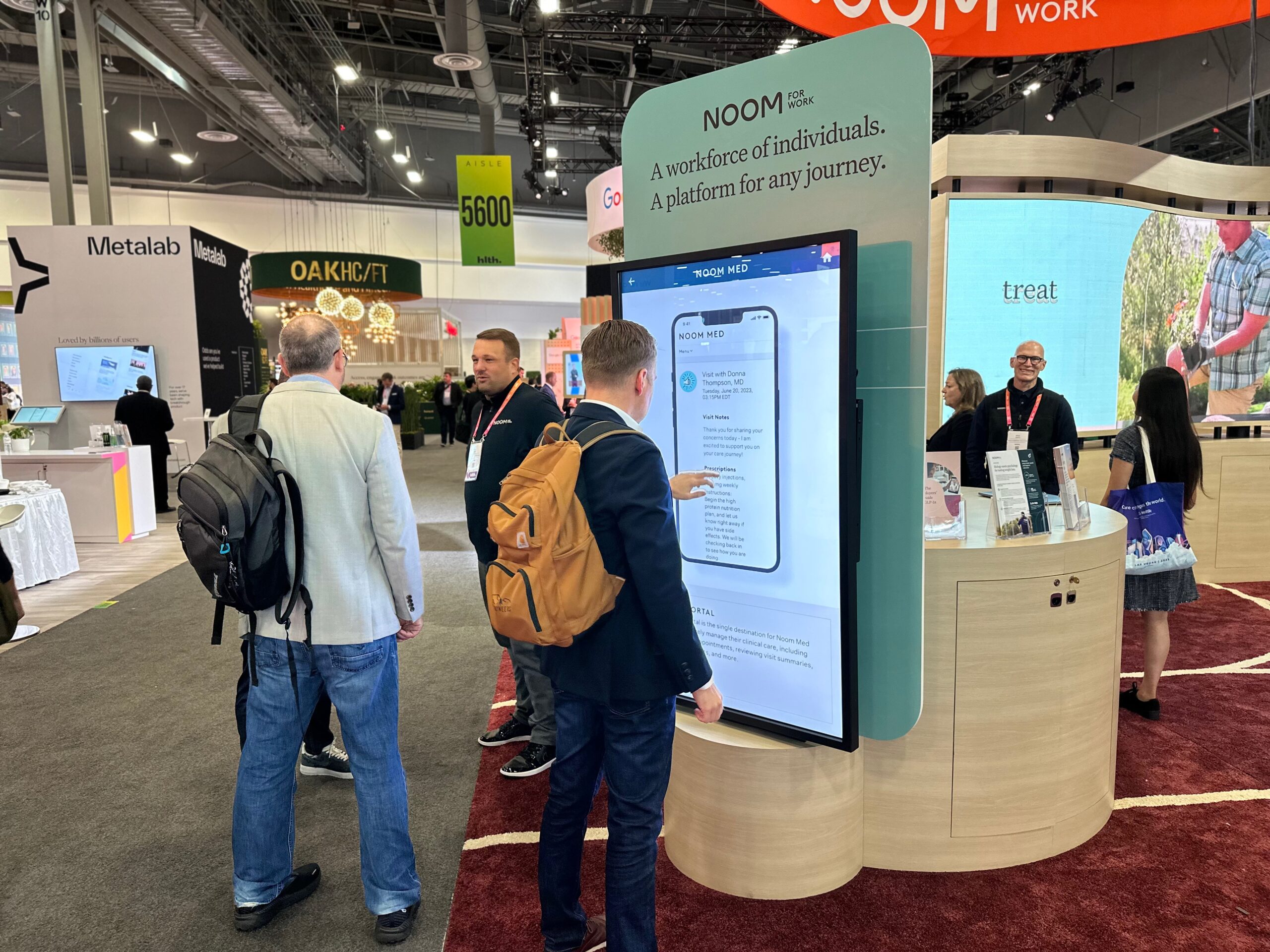 Noom booth 1